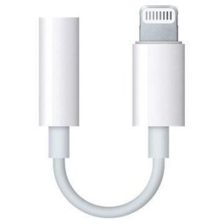 Apple Lightning to 3.5 mm Headphone Jack Adapter White balts