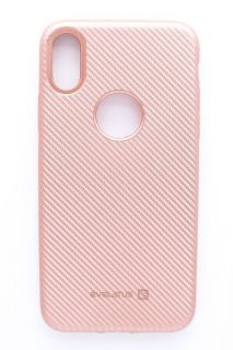 Evelatus Evelatus Apple iPhone X Carbon Pink rozā