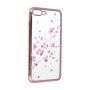 - ILike Apple iPhone X  /  XS Flower case Rose Gold rozā zelts