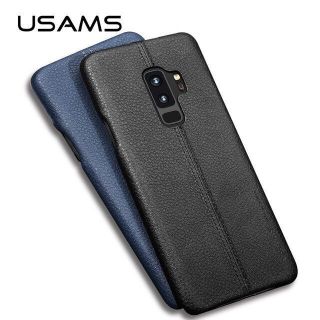 - USAMS Samsung Galaxy S9 Leather Hard Case Light Brown