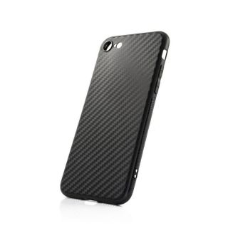 - ILike iPhone X / Xs 5.8'' Carbon Feber Back Case Black melns