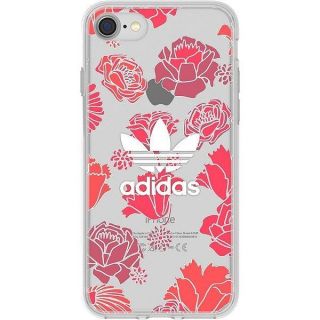 - Adidas Apple iPhone 6 / 6s / 7 / 8 Clear Case Flowers Red