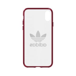 - Adidas Apple iPhone X / Xs OR Clear Case Red