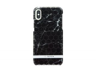 - SoSeven iPhone X / XS Milan Case Hexagonal Marble Black melns