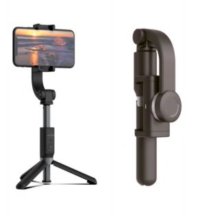 Evelatus Tripod Stand with Bluetooth Smart Stabilizer ETS01 Black melns