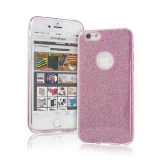 - ILike Apple iPhone X  /  iPhone XS Glitter 3 in 1 Back Case Pink rozā