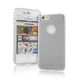 - iLike 
 Apple 
 iPhone X  /  iPhone XS Glitter 3 in 1 Back Case 
 Silver sudrabs
