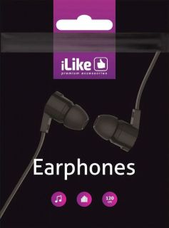 - iLike Earphones IEA01BK 3.5mm Black melns