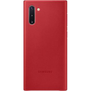 Samsung Galaxy Note 10 Leather Cover case Red