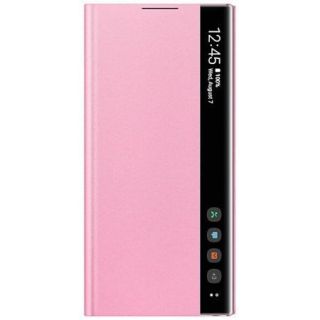 Samsung Galaxy Note 10 Clear View Cover Pink rozā