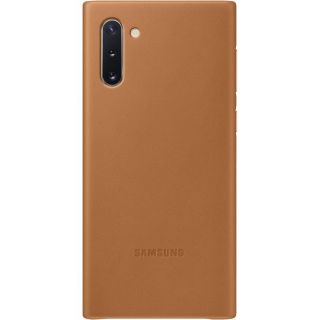 Samsung Galaxy Note 10 Leather Cover Camel