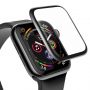 Baseus Baseus Apple Baseus 0.23mm curved-screen tempered glass 38mm for Apple Watch Black  SGAPWA4-C01