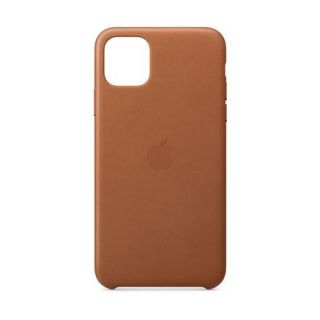 Apple iPhone 11 Pro Max Leather Case MX0D2ZM / A Saddle Brown brūns