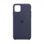 Apple iPhone 11 Pro Max Silicone Case MWYW2ZM / A Midnight Blue