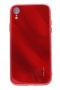 Evelatus Evelatus Apple iPhone XR Water Ripple Full Color Electroplating Tempered Glass Case Red