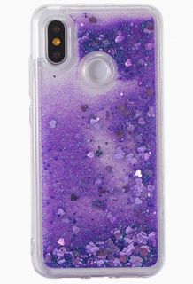 Evelatus Evelatus Xiaomi Redmi 7 Shining Quicksand Case Purple purpurs