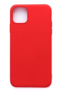 Evelatus iPhone 11 Soft Touch Nano Silicone Case Red sarkans