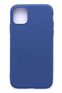 Evelatus iPhone 11 Soft Touch Nano Silicone Case Dark Blue zils