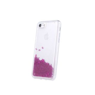 - ILike iPhone 11 Liquid Letters TPU Case Pink rozā