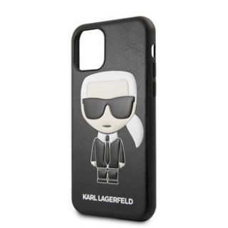 GUESS iPhone 11 Pro Embossed Cover Black melns