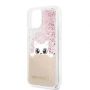 GUESS iPhone 11 Pro Glitter Peek and Boo Cover Pink rozā