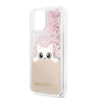 GUESS iPhone 11 Pro Glitter Peek and Boo Cover Pink rozā