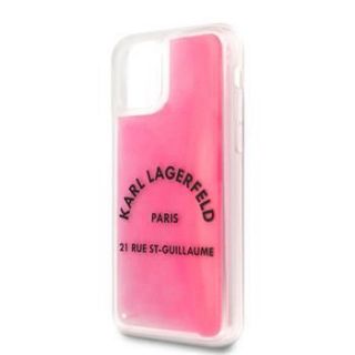 - Karl Lagerfeld iPhone 11 Pro Glow in The Dark Cover Rose rozā