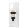 - Karl Lagerfeld Apple iPhone 11 Pro MAX Glitter Iconic Body Cover Silver