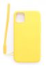 Aksesuāri Mob. & Vied. telefoniem Evelatus Evelatus Apple iPhone 11 Soft Touch Silicone Case with Strap Yellow dz...» Ekrāna aizsargplēve