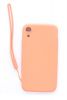 Aksesuāri Mob. & Vied. telefoniem Evelatus iPhone XR Soft Touch Silicone Case with Strap Pink rozā 