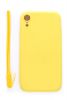 Aksesuāri Mob. & Vied. telefoniem Evelatus iPhone XR Soft Touch Silicone Case with Strap Yellow dzeltens 
