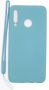 Evelatus Evelatus Huawei P30 Lite Soft Touch Silicone Case with Strap Blue