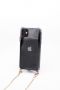Evelatus Evelatus Apple iPhone 11 Pro Silicone Transparent with Necklace TPU Strap Gold