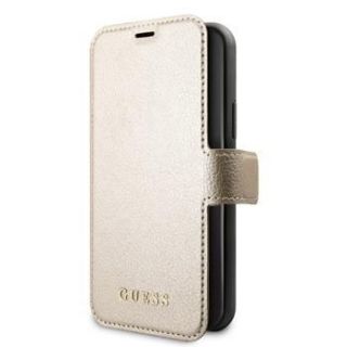 GUESS Guess Apple iPhone 11 Pro Iridescent Book Case Gold