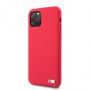 BMW iPhone 11 Pro Hardcase Silicone Red sarkans