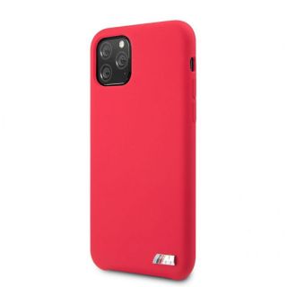 BMW iPhone 11 Pro Hardcase Silicone Red sarkans