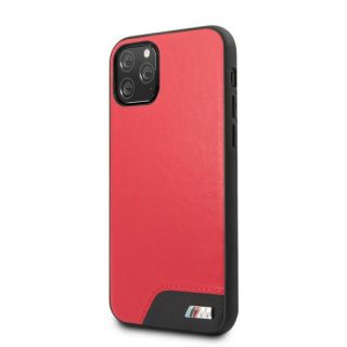 BMW BMW Apple iPhone 11 Pro Hardcase Smooth PU Leather Red