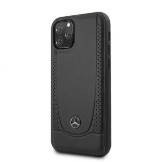 - Mercedes-Benz iPhone 11 Pro Leather Hardcase Perforation Black melns