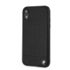 Aksesuāri Mob. & Vied. telefoniem BMW iPhone XR Perforated Leather Hardcase Black melns Bezvadu lādētāji (Induktīvie)