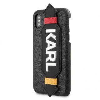 - Karl Lagerfeld Apple iPhone X / XS PU Case With Strap Black