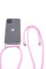 Aksesuāri Mob. & Vied. telefoniem Evelatus Evelatus Apple iPhone 11 Pro Case with rope Pink Transparent rozā Virtuālās realitātes brilles