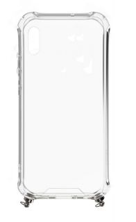 Evelatus Evelatus Apple iPhone Xs MAX Silicone Transparent with Necklace TPU Strap Transparent