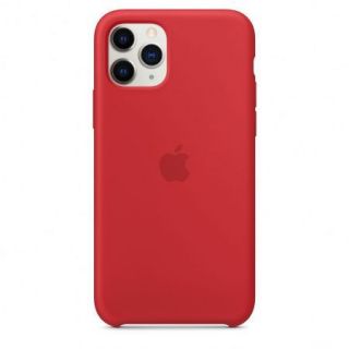Apple iPhone 11 Pro Silicone Case Red sarkans