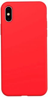Evelatus Evelatus Apple iPhone XS MAX Soft Touch Silicone Red sarkans