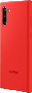 Samsung Note 10 Silicone cover Red sarkans