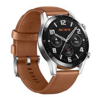 Huawei Watch GT 2 46mm Leather Pebble Brown brūns