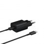 Samsung Travel Quick charger Type-C to Type-C 25W, 1M Black