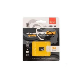 - ImroCard MicroSDHC 8GB class 10 without adapter