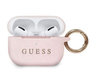GUESS Guess Apple Silicone Cover for AirPods Pro Light Pink rozā
