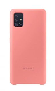 Samsung Galaxy A51 Silicone Cover Pink rozā